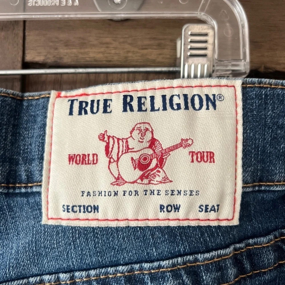 True Religion Rocco No Flap Relaxed Skinny Denim Jeans Size 31